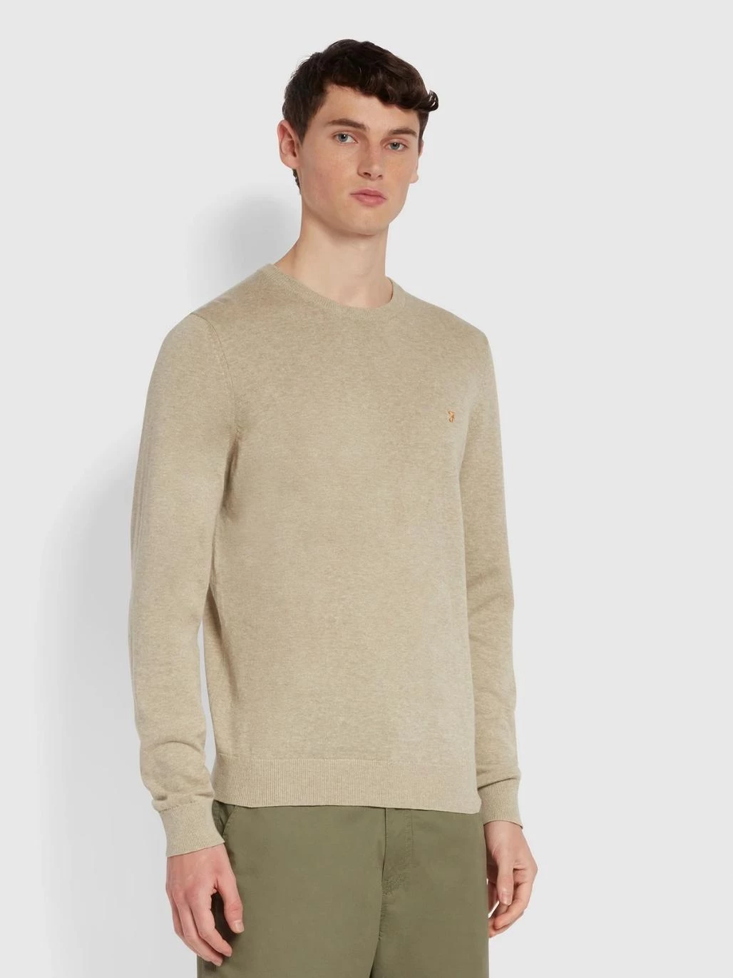 Farah crew neck outlet jumper