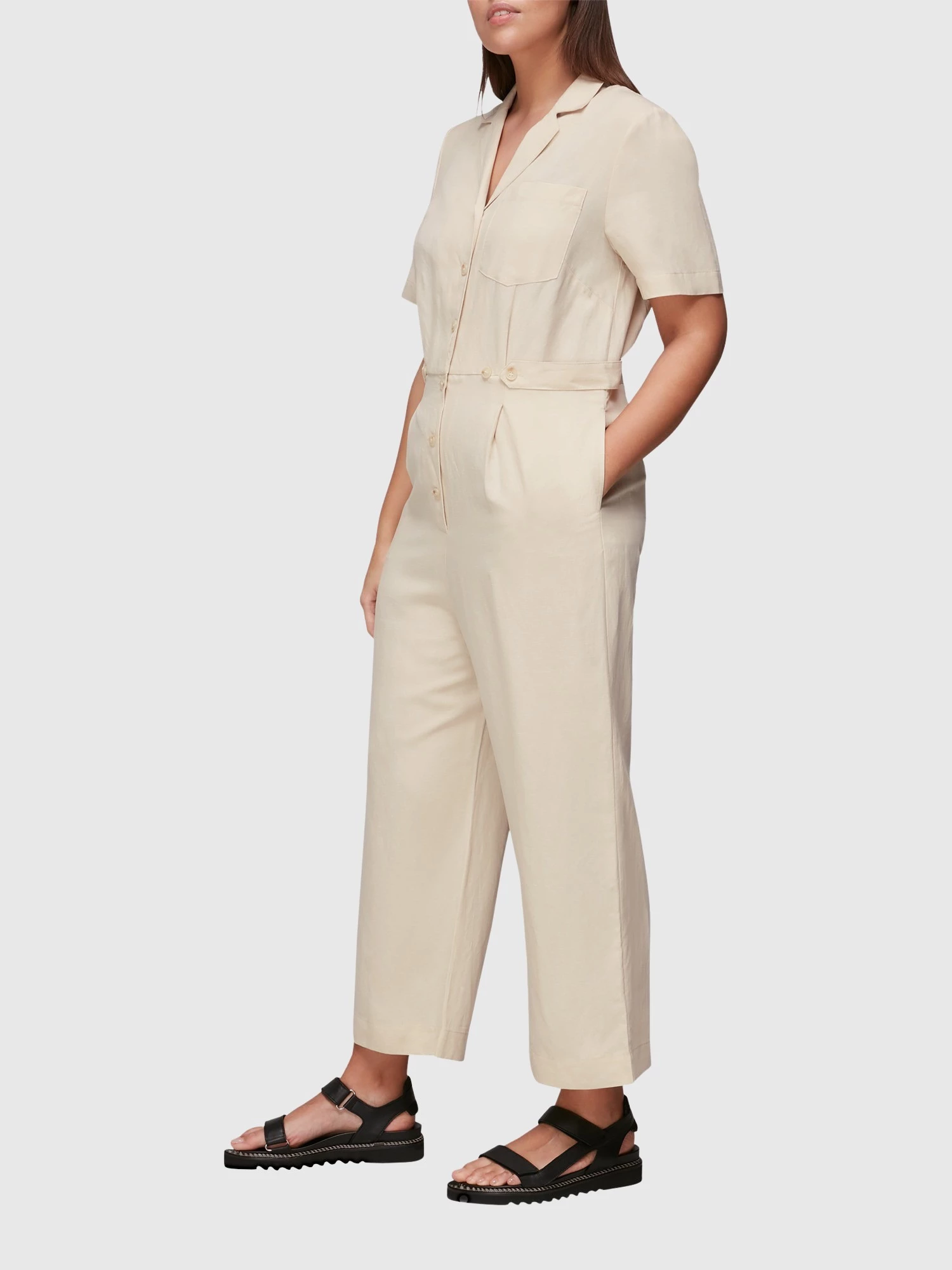 Whistles Amee Relaxed Jumpsuit