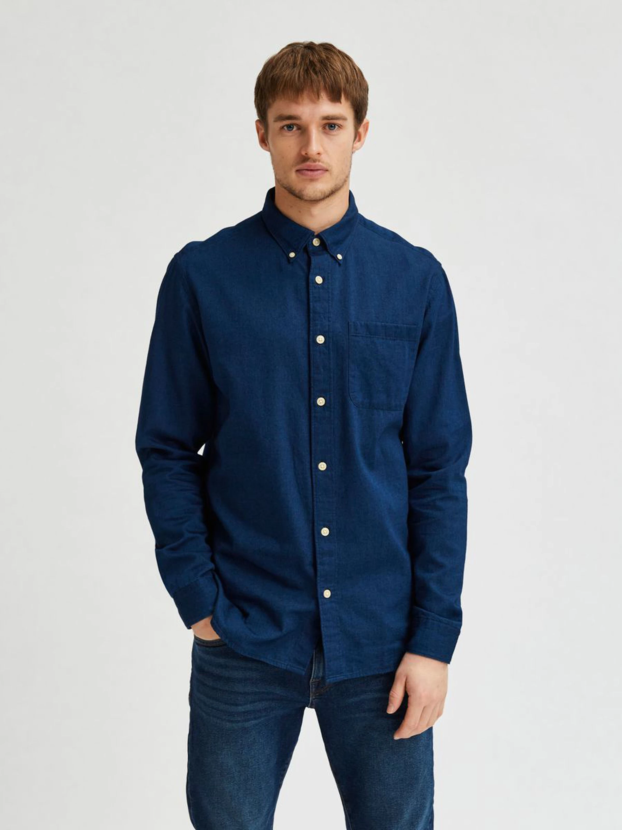 Selected Homme Regular Fit Denim Shirt